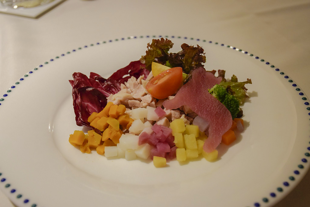 信州福味鶏と季節の野菜